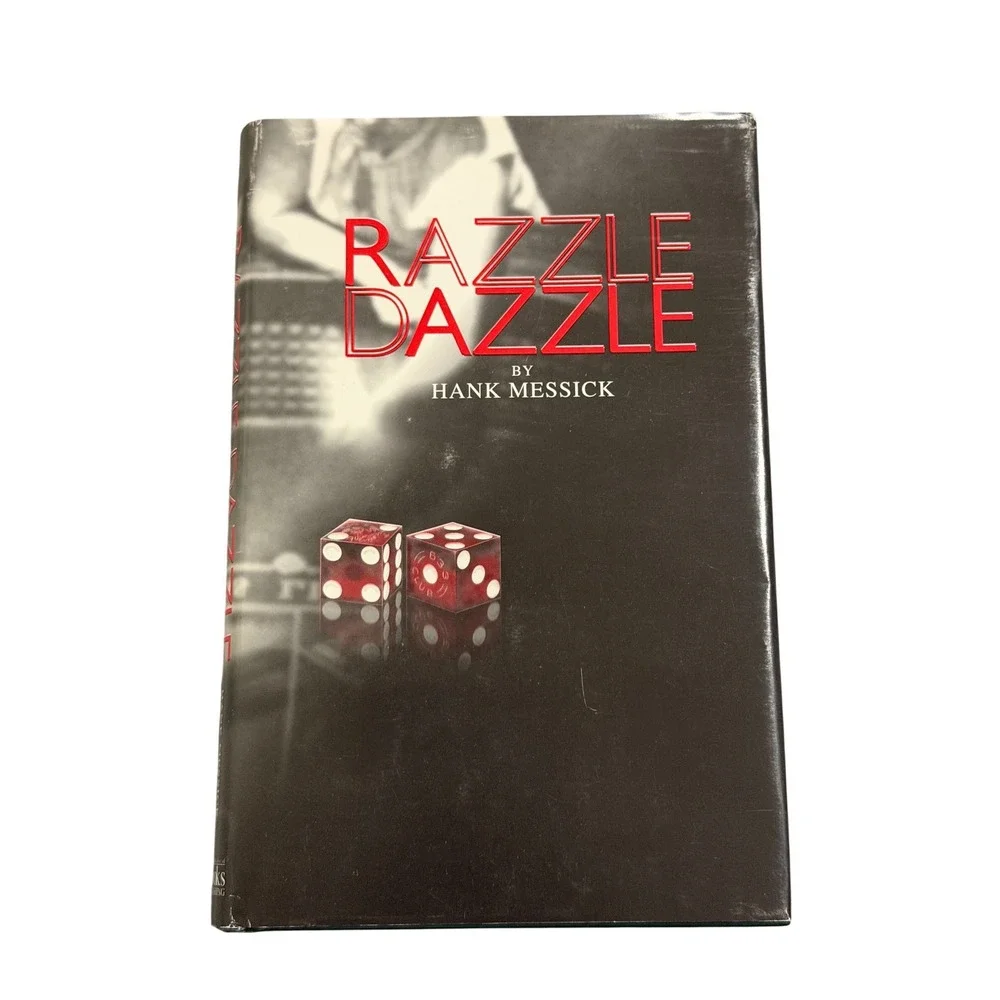Hank Messick Razzle Dazzle Book Adult OS Black Excellent 1st Edition True Crime‎